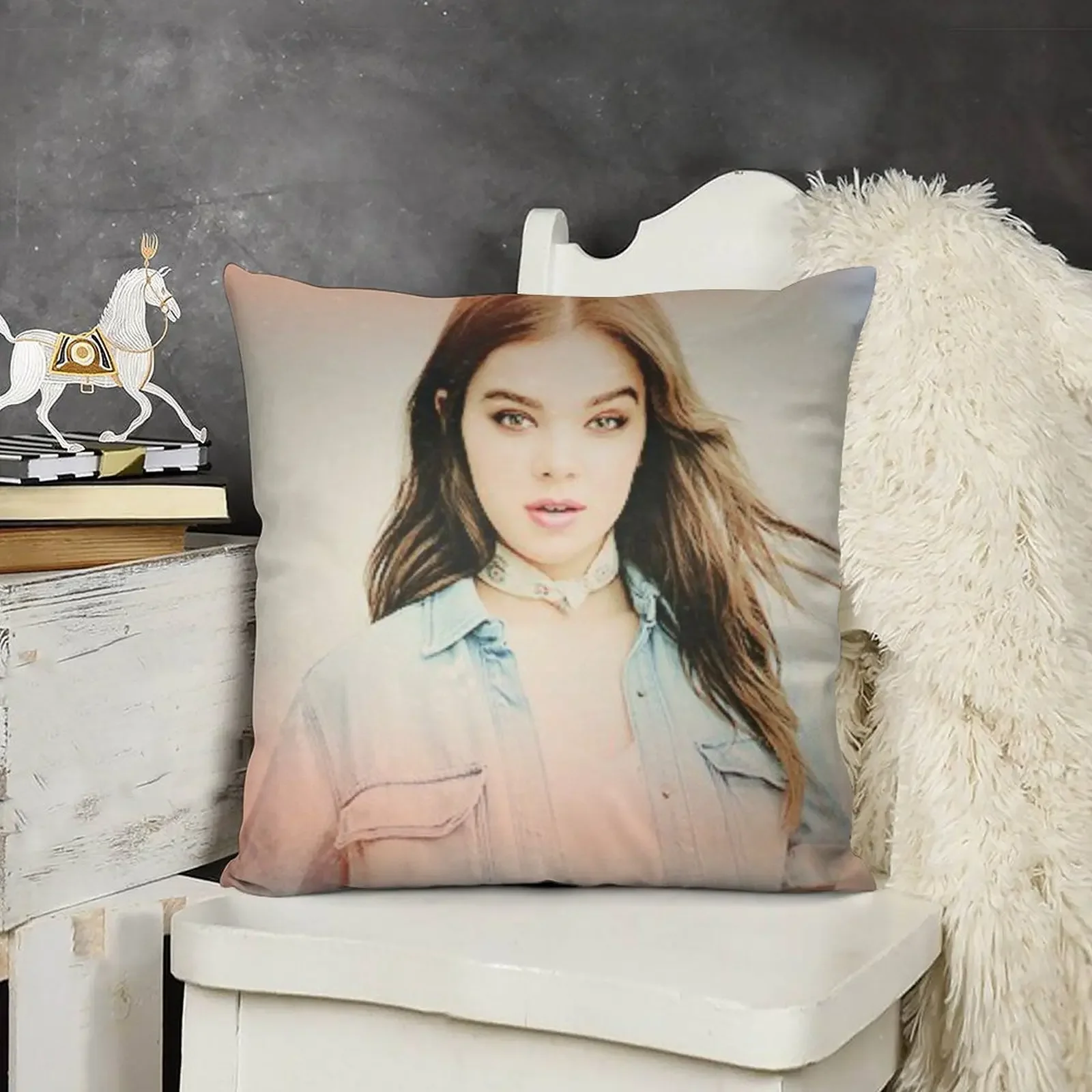 Hailee Steinfeld Throw Pillow ornamental pillows Cushion Child pillow