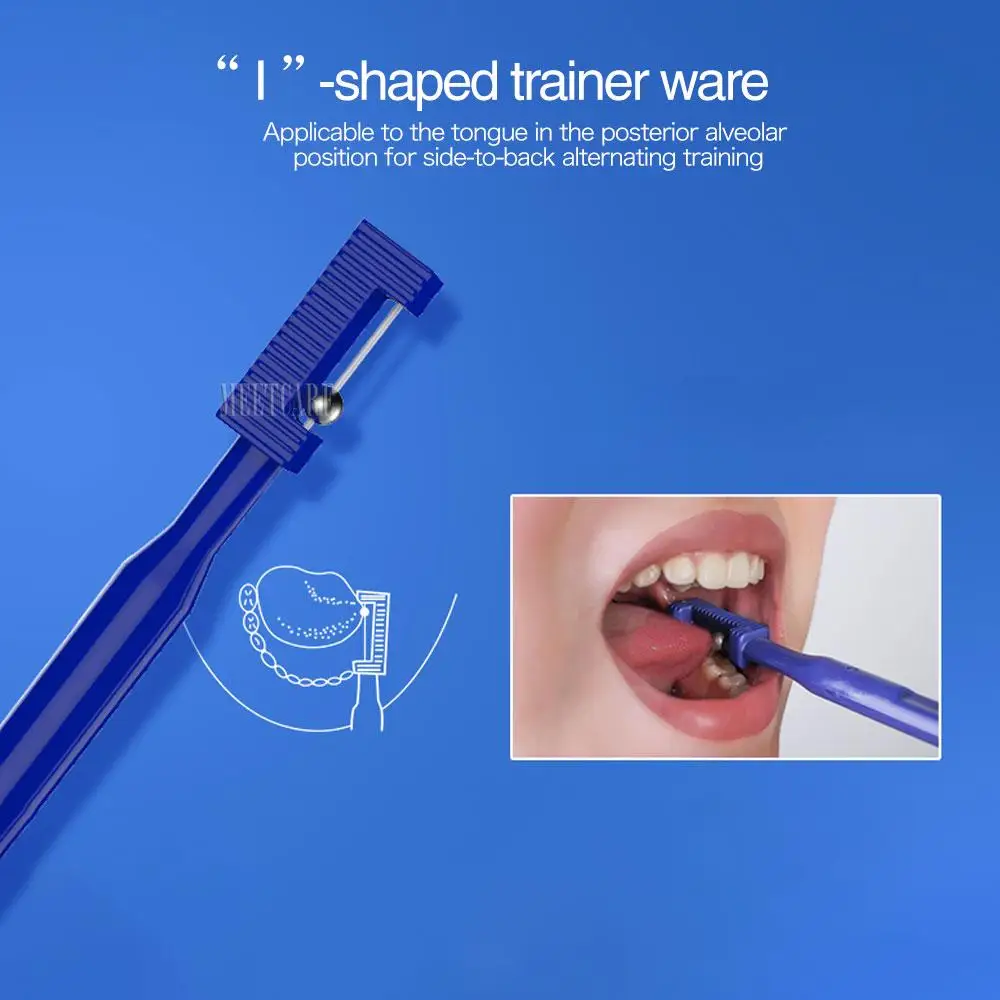3Pcs Useful Tongue Flexibility Mouth Muscle Mouth Tongue Training Tongue Tip Exercise Oral Exercise Mouth muscle training tool