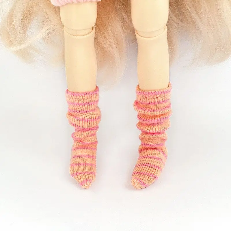 Blyth Multi-Color Lace Socks Short & Long for Azone Momoko OB24 Compatible with OB22 OB27 YMY Doll Accessories