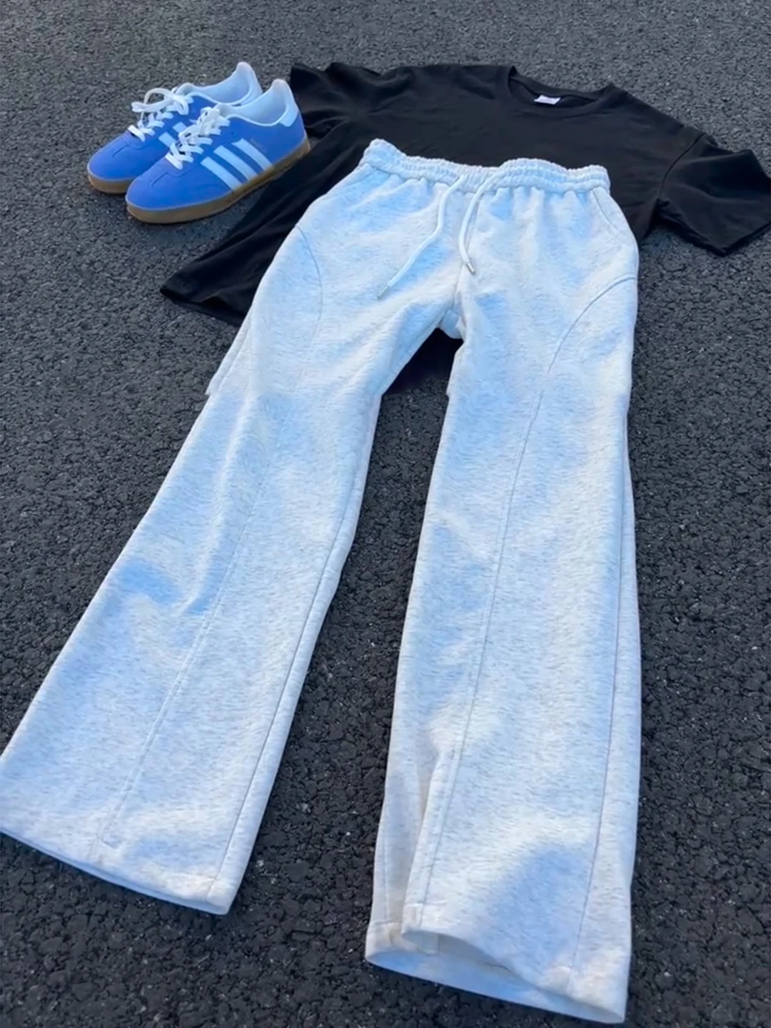 

Мужские спортивные брюки Cleanfit с асимметричным кроем и тяжелым деконструктивным дизайном, прямые штаны