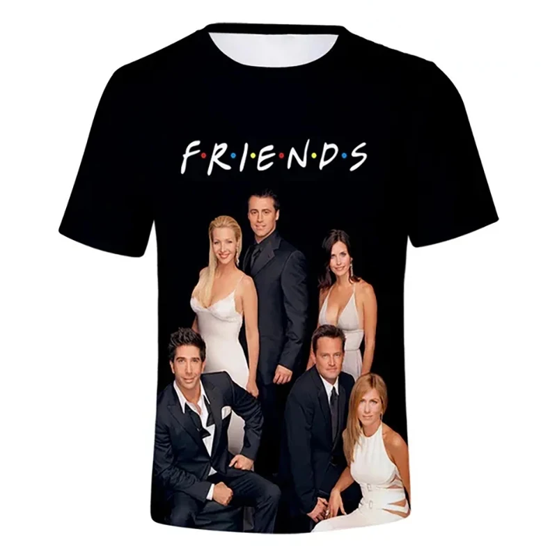 Friends T-Shirts TV Show 3D Print Streetwear Men Women Fashion Oversized Short Sleeve O-Neck T Shirt Kids Tees Tops Man Clothing