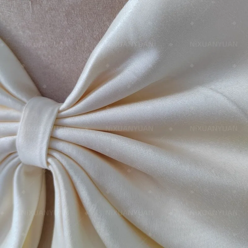 Seperate Satin Removable Decor Bow Wedding Dress Fashion Party Gown Knots Bridesmaid Dresses Bride Female Prom Evening DIY