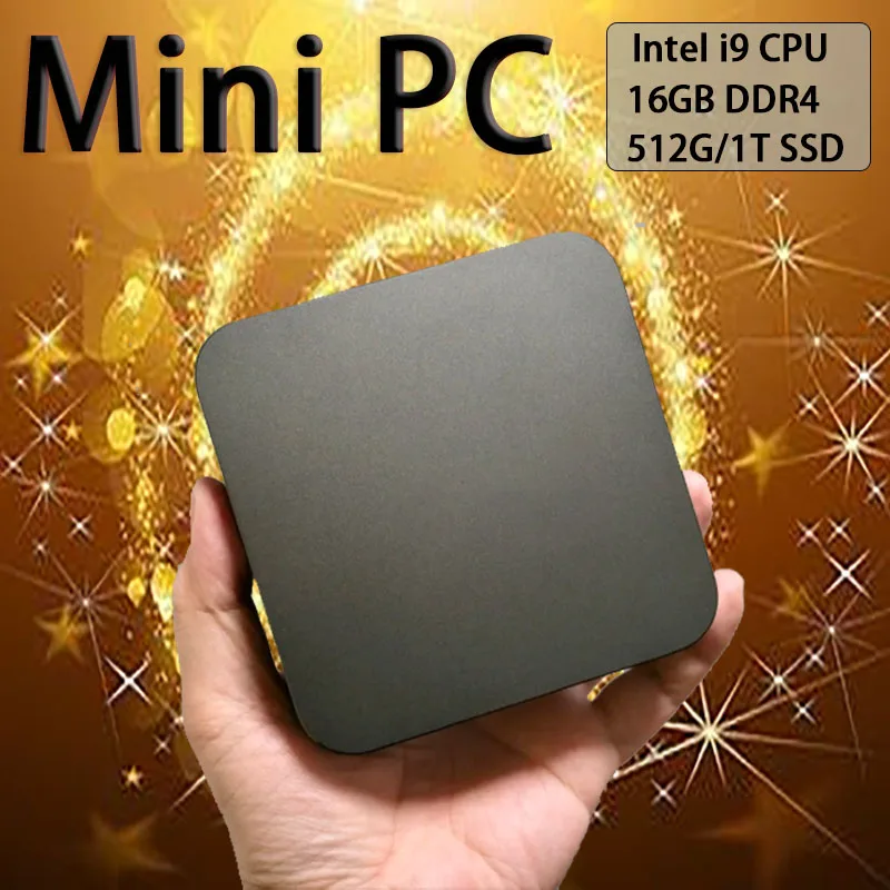 【セール中】3年間保証 Core i9-8950HK プロセッサー LPDDR4 16GB RAM 512GB SSD WiFi 6 BT5.2 Windows 11 ミニホスト デスクトップコンピューター ミニPC