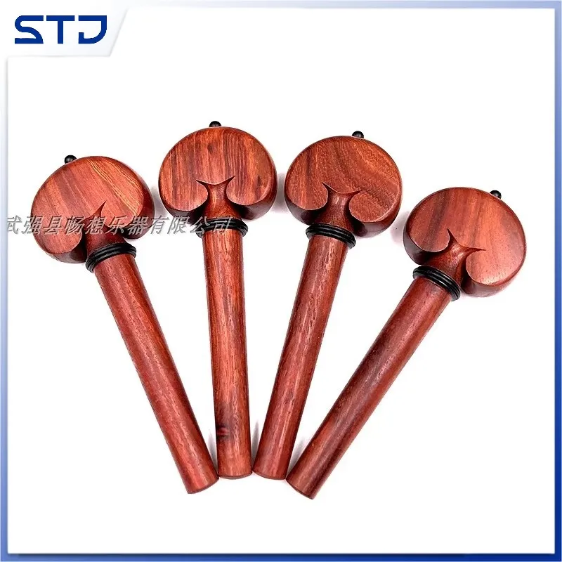 Sturdy 1 set  4/4 Beautiful Cello parts fittings,good rosewood tailpiece&Fine tuners&tuning pegs