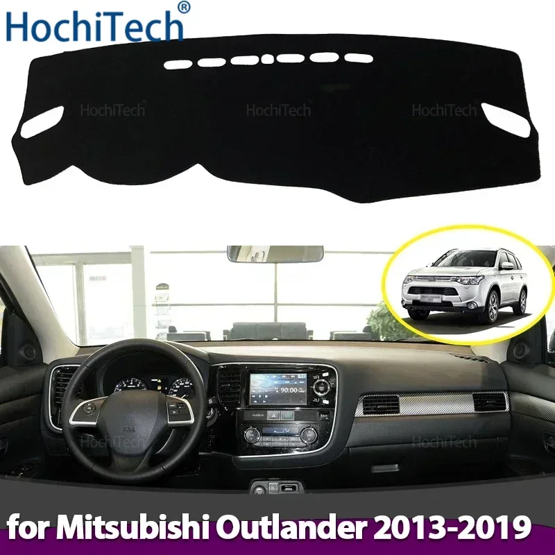 Gen Auto Armaturenbrett Abdeckung Vermeiden Licht Pad Instrument Panel Matte Fall Teppiche für Mitsubishi Outlander 2013-2019 3rd