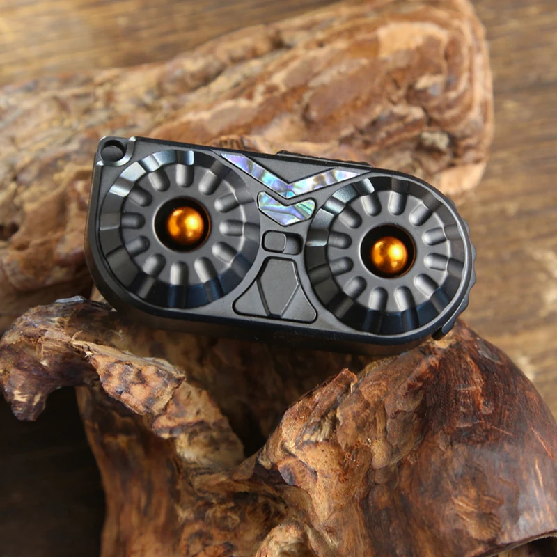 Owl EDC Magnetic Push Slider Stainless Steel Fidget Slider Toy Mechanical Slider 3IN1 Anxiety Anti Stress Sensory Toy Gifts - view 2