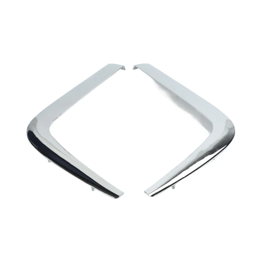 ABS Chrome Front Bumper Side Moulding for Mercedes For W202 1998 1999 2000 Pair Trim OEM Number 2028850974 2028851074