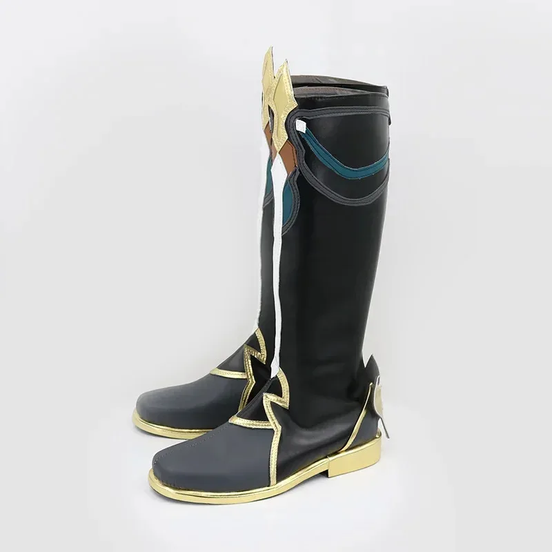 أحذية RealCos Honkai Star Rail Dan Heng التأثيرية من جلد البولي يوريثان أحذية الهالوين مصنوعة حسب الطلب