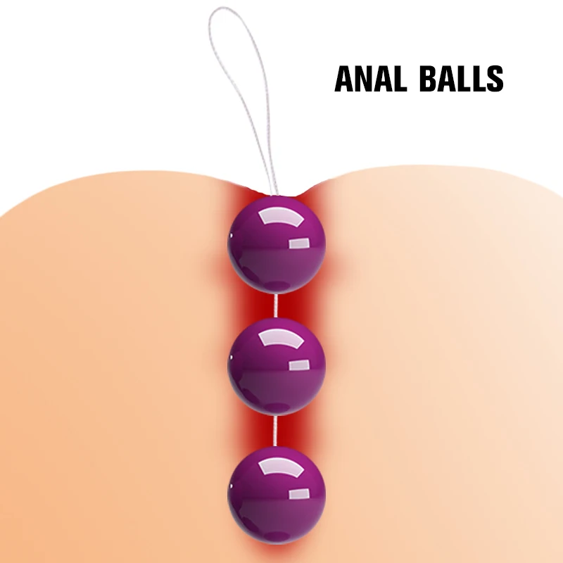 Smooth Kegel Ball Chinese Vagina Balls For Women Adult Sex Toy Vaginal Contracting Dumbbell Centrifugal Anal Beads Stimulator