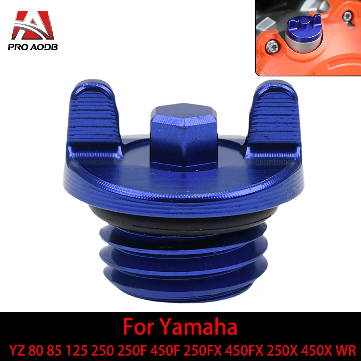 CNC Engine Oil Filler Plug Cap Cover For Yamaha YZ80 85 125 250 250F 450F 250FX 250X 450FX WR 250F 450F 250R 250X TFZ450 Blaster