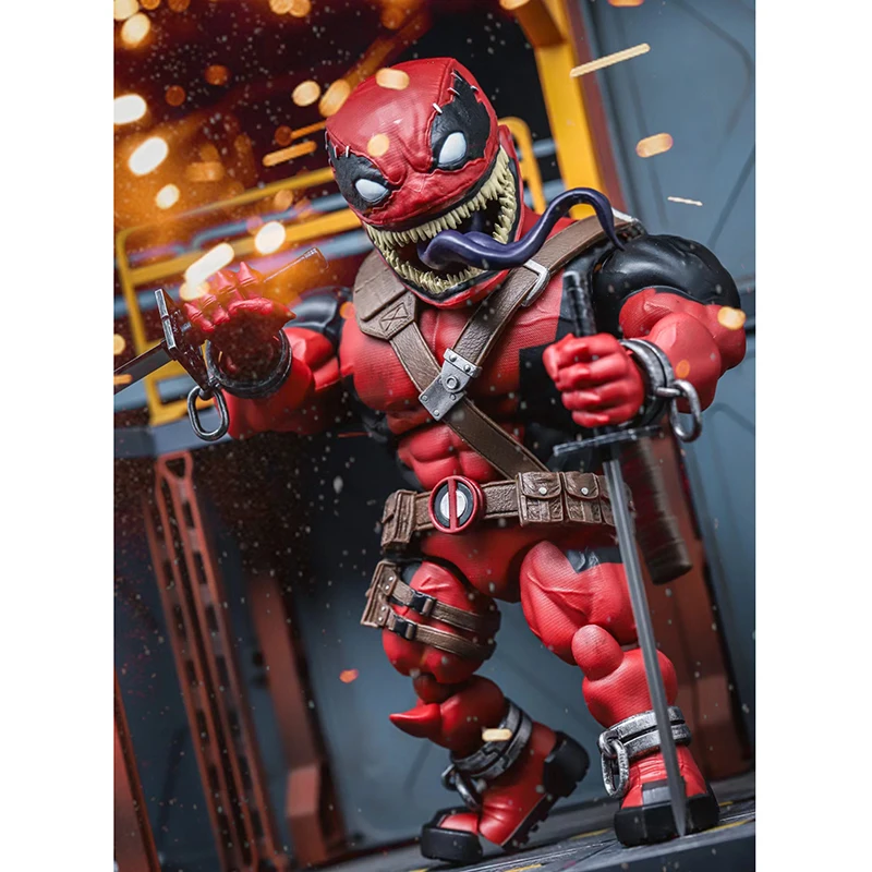 

Marvel Comics Figure Genuine Villain Venom Deadpool Movable Figure 21cm Pvc Anime Collection Model Toys Xmas Gifts