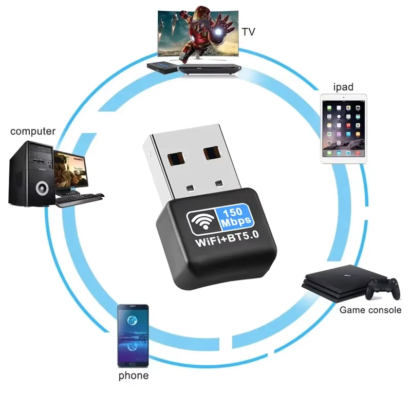 Рисунок 5 - 150 Мбит/с USB-адаптер Wi-Fi Bluetooth 5