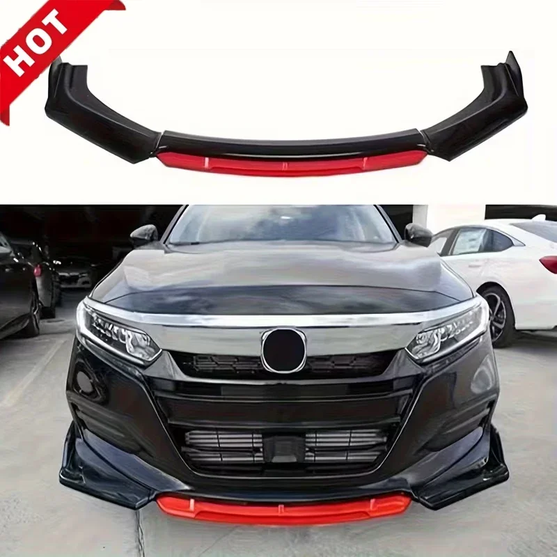 

Car universal front shovel four segment front lip corner collision prevention front shovel modified front lip corner protector