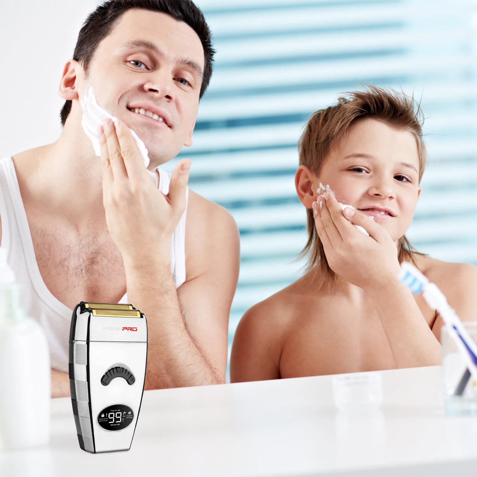 

Pocket Size Electric Beard Trimmer Electric Cordless Razor Shaver Nice Gift for Father or Boyfriend