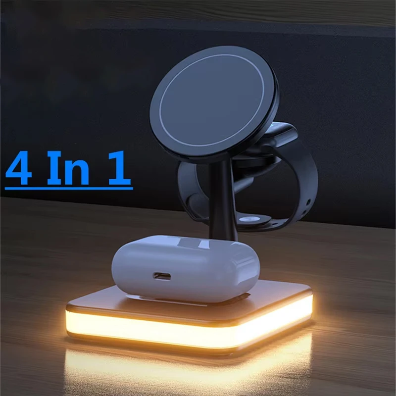 3 in 1 Magnetic Wireless Charger for Magsafe iPhone 12 13 14