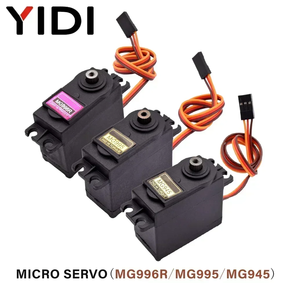 MG945 MG946R MG995 MG996R Metal Gear Servomotor 180 360 Analog Micro Servo Motor Model Airplane for RC Car Boat Arduino Robot