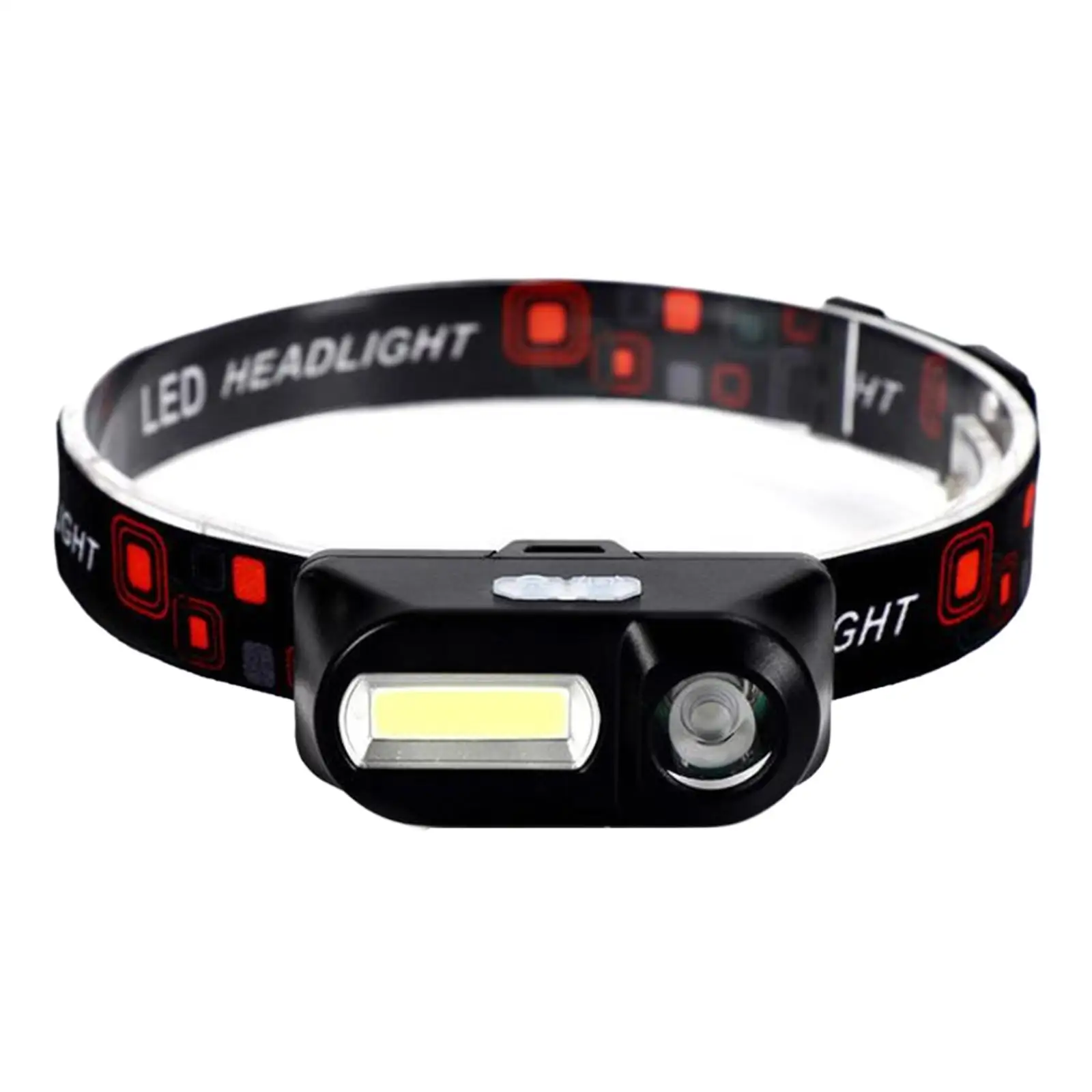 LED Headlight Adjustable Headband Light Head Light Flashlight Handsfree Headlamp