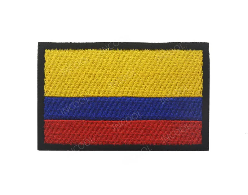 America US Canada Dominica Brazil Chile Mexico Venezuela Ecuador Argentina Panama Puerto Rico Colombia Embroidered Flags Patches