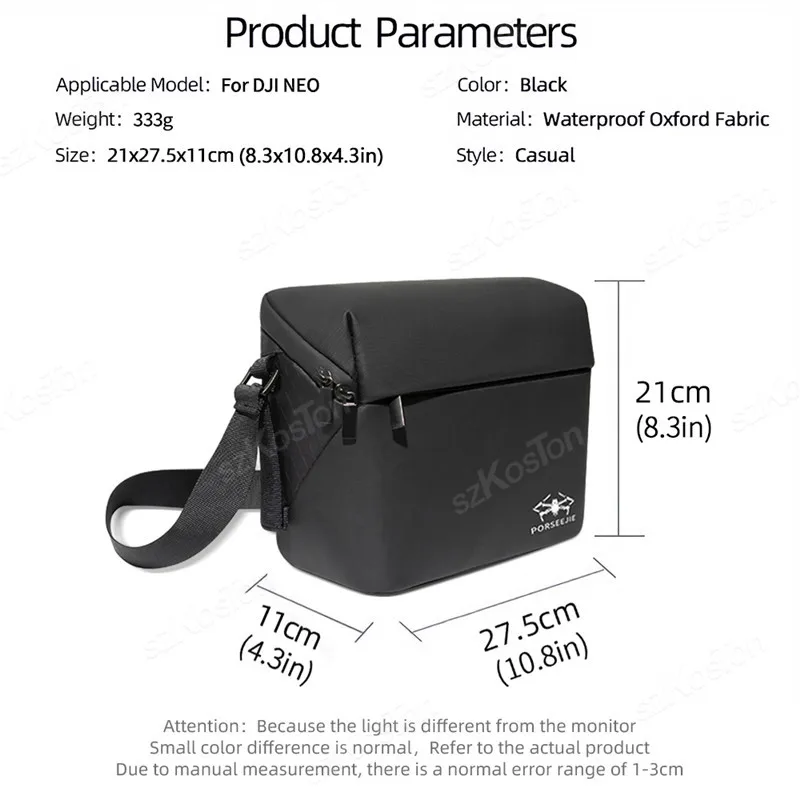 Shoulder Bag For DJI NEO /DJI Mini 4 Pro/Mini 4K Travel Backpack for DJI Mini 2/AIR 2S/Mini 3/3 Pro Storage Bag Drone Accessory