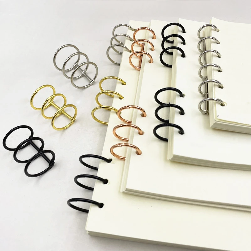2 stks/set Metalen Boek Ringen Bestand Papers Binding Losbladige Bindmiddel voor Notebook Album Plakboek Binding Clips Briefpapier Bindmiddel