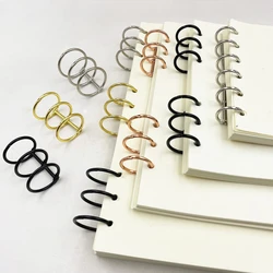2pcs/set Metal Book Rings File Papers Binding Loose Leaf Binder for Notebook Album Scrapbook Binding Clips Stationery Binder
