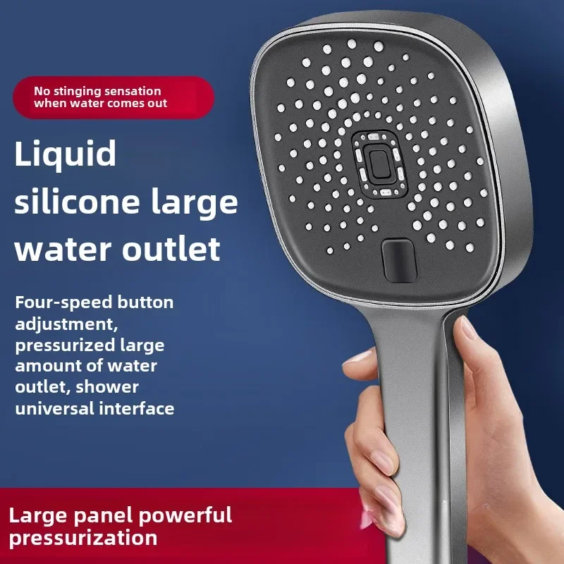 Shower showerhead, Filter Shower Head Plastic Material Self-cleaning Nozzles Wide Coverage  shower head filter