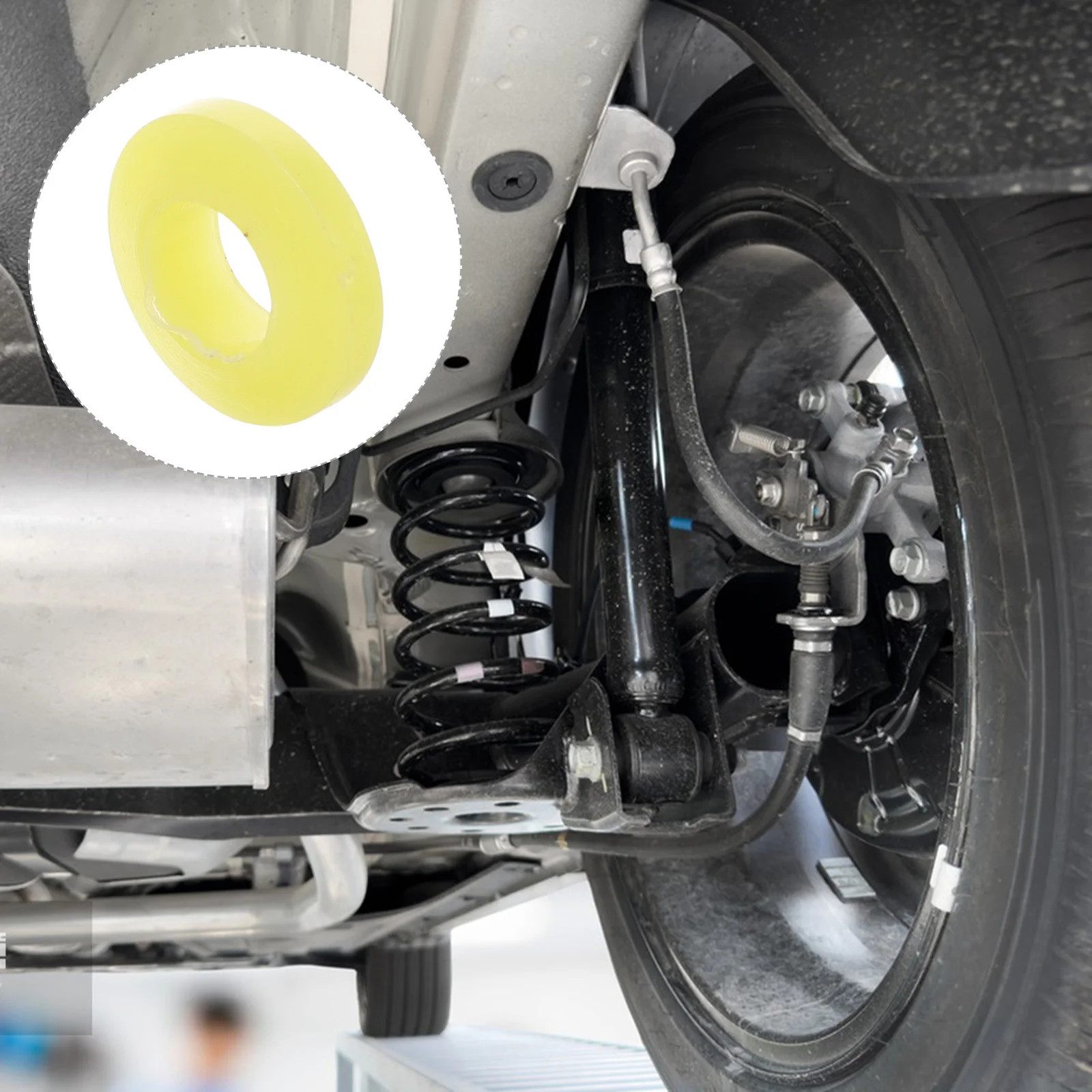 

100Pcs Shock Absorber Bushing Rings Automotive Shock Absorption Pads Car Vibration Buffer Durable Bearing Washer Cushions