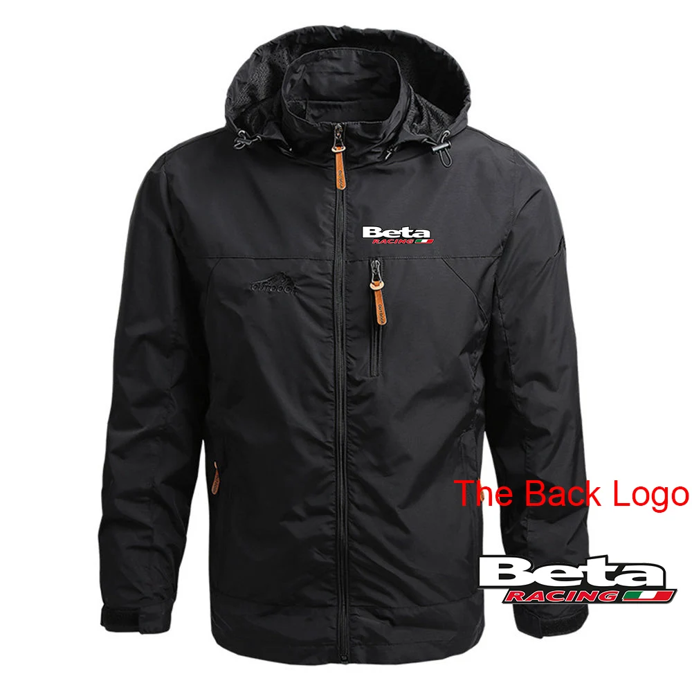 Beta Racing Motocross 2023 Men's New Zip Hoodies Windbreaker Jackets Outerwear Winter Autumn Waterproof Coat Hoodie Tops Clothes