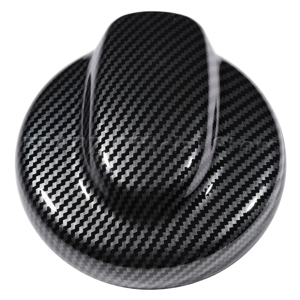Car Fuel Tank Cap Cover Case Housing Sticker For MINI Cooper S JCW R56 R55 Auto Accessories Black Carbon Fiber Pattern