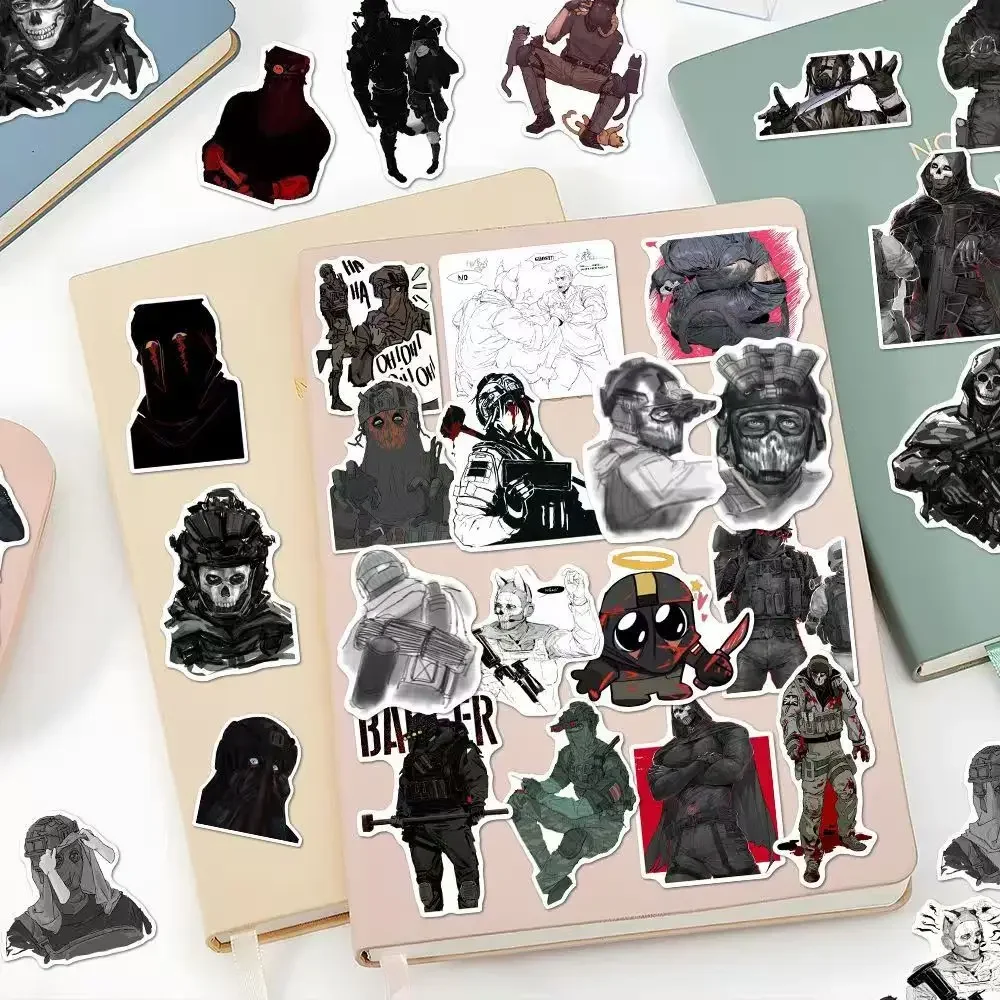 118 шт. Call of Duty COD призраки мультфильм граффити наклейки телефон гитара ноутбук чемодан водостойкая наклейка дети