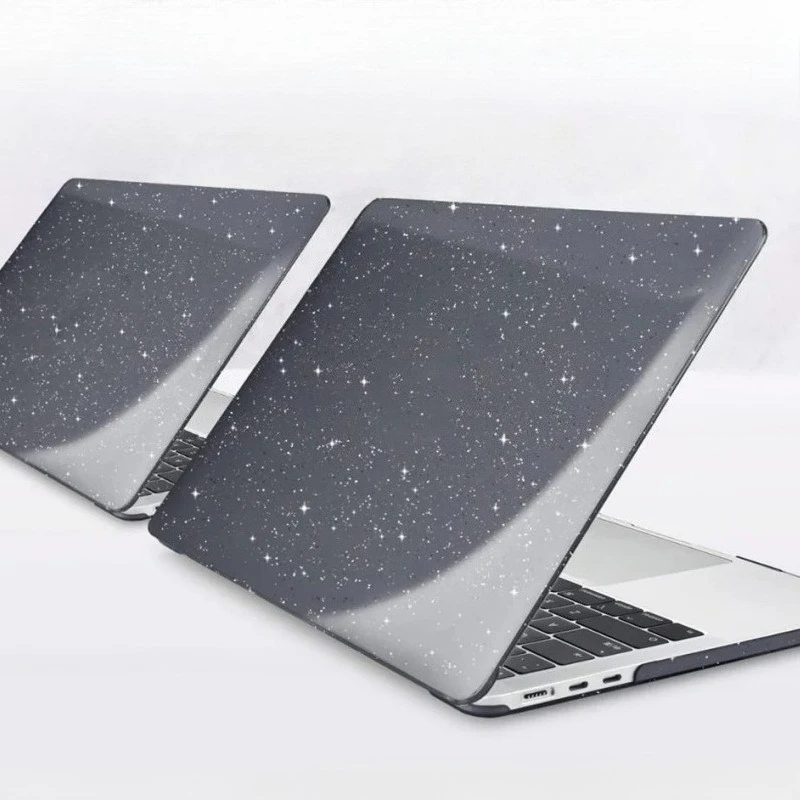 Für Macbook Neo A3404 2026 Laptop-Hülle Glitzer-Hartschale für Mac Book Air 13.6 15 Pro 14 13 16 Zoll M5 M4 M3 M2 M1 Chip A2681