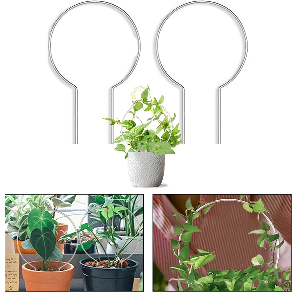 2PC Acrylic Plant Climbing Frame for Indoor and Outdoor Floral Arrangements Sturdy Support for Vines and Creepers