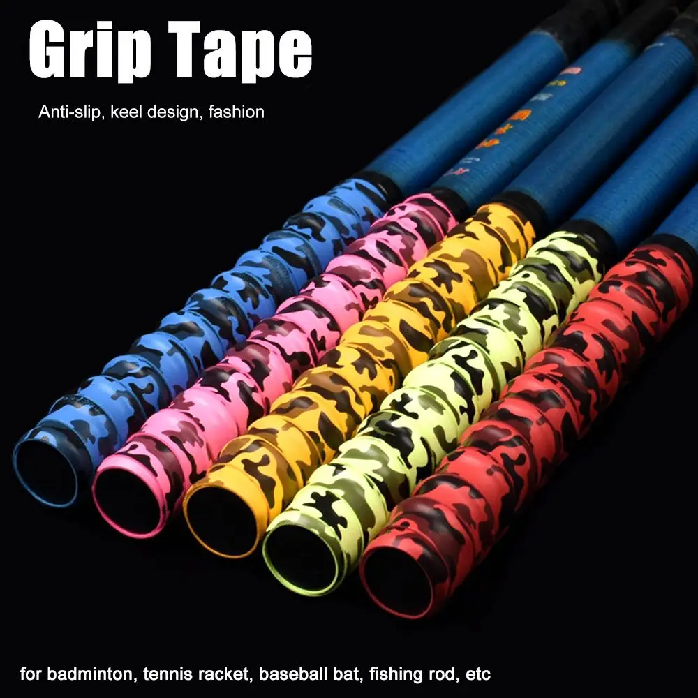 

For Fishing Rod Windings Over Bicycle Handle Baseball Bats Anti-slip Band Sweat Absorbed Badminton Sweatband Grip Tape