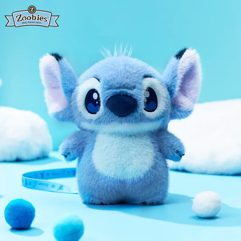 Zoobies Offizielle Disney Stitch & Lucifer Plüsch-Umhängetasche, 26 cm, niedliche gefüllte Puppen-Geldbörse für Mädchen, modisches Ausflugszubehör