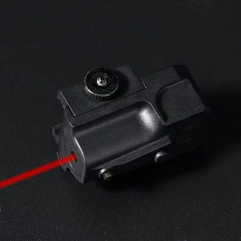 يناسب 20 مللي متر مؤشر ليزر أحمر لعبة السكك الحديدية بنادق الادسنس الصيد CS المباريات وألعاب الحرب قابل للتعديل البصر تكتيكات في الهواء الطلق باستثناء البطارية