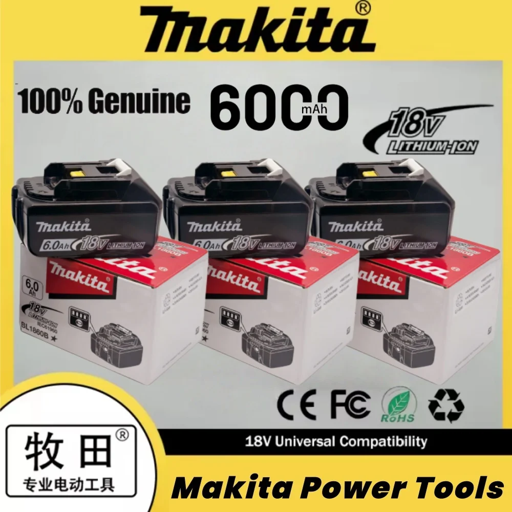 

Original Makita 18V 5.0Ah BL1840 Battery Rechargeable Power Tool Battery Compatible with 18V Makita Charger