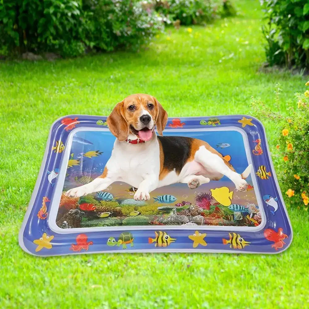 Summer Cooling Pet Water Bed Cushion Ice Pad Dog Sleeping Square Mat for Puppy Dogs Cats Pet Kennel Top Quality Cool Cold