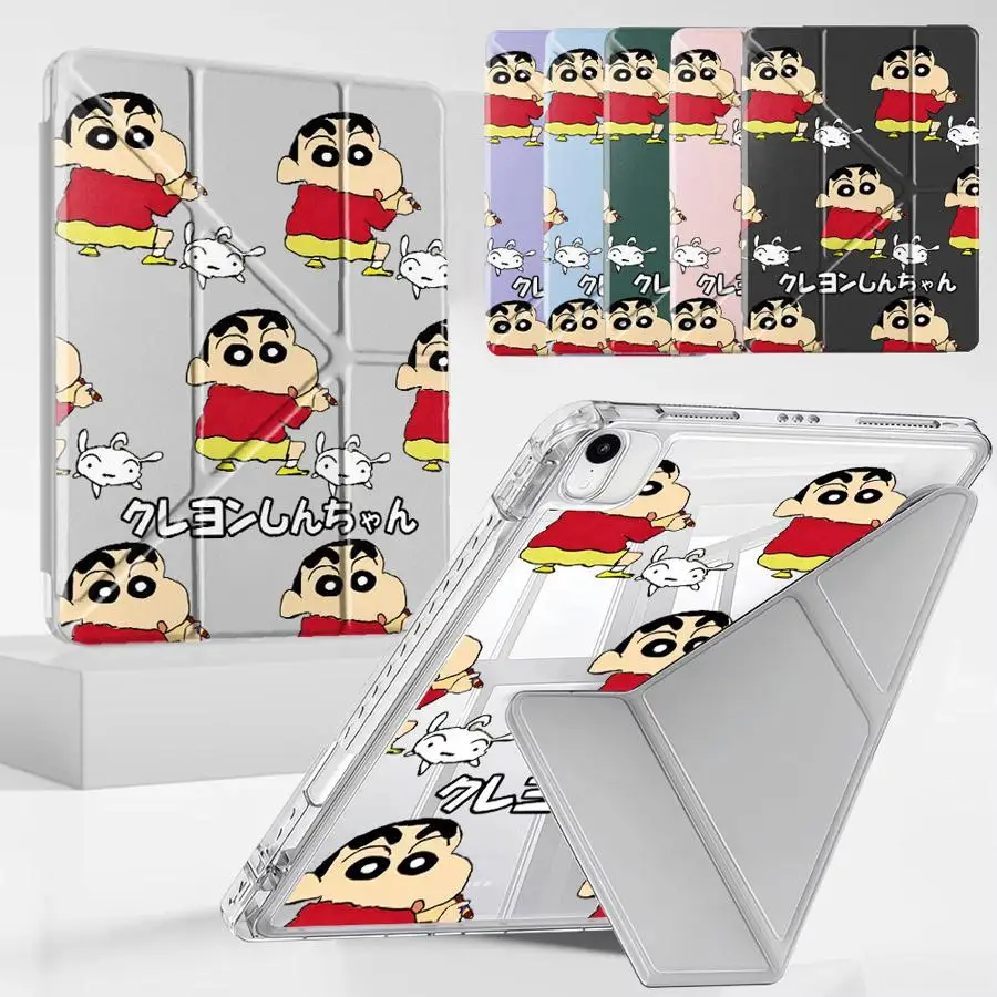 

Чехол для планшета Crayon Cartoon Shin-Chan для iPad Pro 2025 Mini 6 7 Pro 11th 10th 9th 8th 7th 12.9inch Air 4 5 M3 M2 1 2 M4 11inch