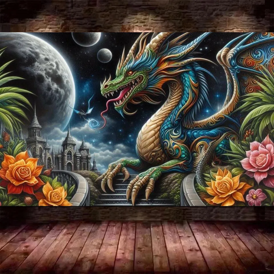 Moon Flower Dragon …