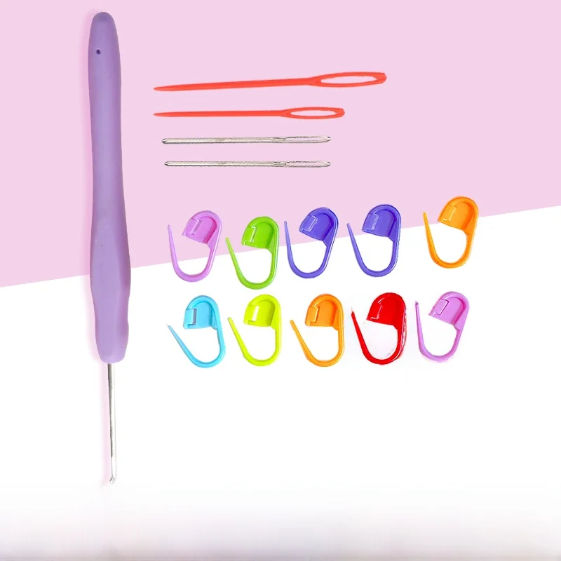 

Набор для вязания крючком Clete: Комплект для начинающих, для рукоделия, вязания кукол из пряжи, DIY, крючки и аксессуары для зимней моды