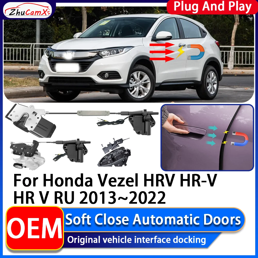 

ZhuCamX OEM Electric Suction Power Soft Close Car Door Automatic Door Closing System For Honda Vezel HRV HR-V HR V RU 2013~2022