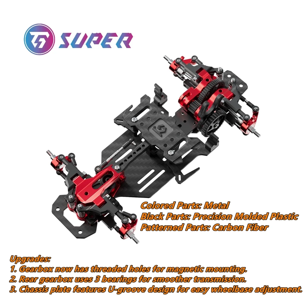 TG RACING TG Super 1/24 1/28 TT Version TG First RWD Drift Car