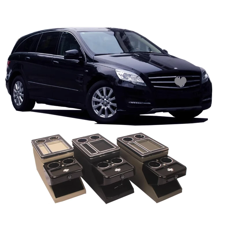 

Armrest box Suitable for Mercedes-Benz R-Class W251 5-door MPV 2005-2014 second row universal business armrest box