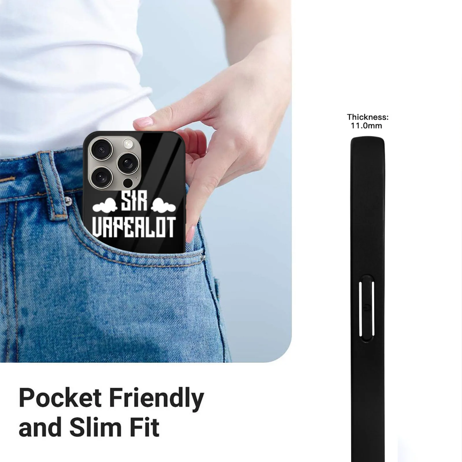 vape rgb Sir Vape A Lot Phone Case: The Real Deal for Vapers Who Need Protection and  Personality