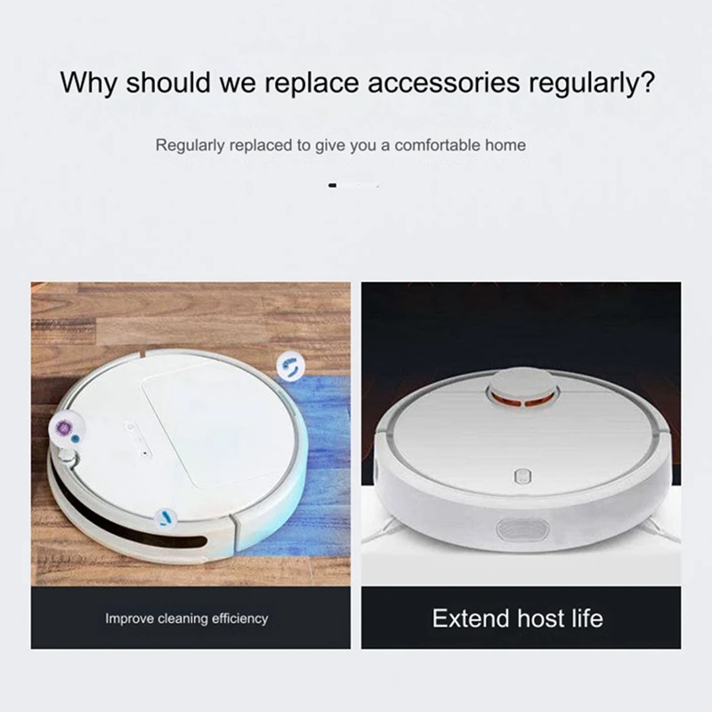 قطع غيار قماش الممسحة لـ Xiaomi Mijia 1C ، مكنسة كهربائية روبوت ، مناديل ، إكسسوارات الخرق ، متوافقة مع MI