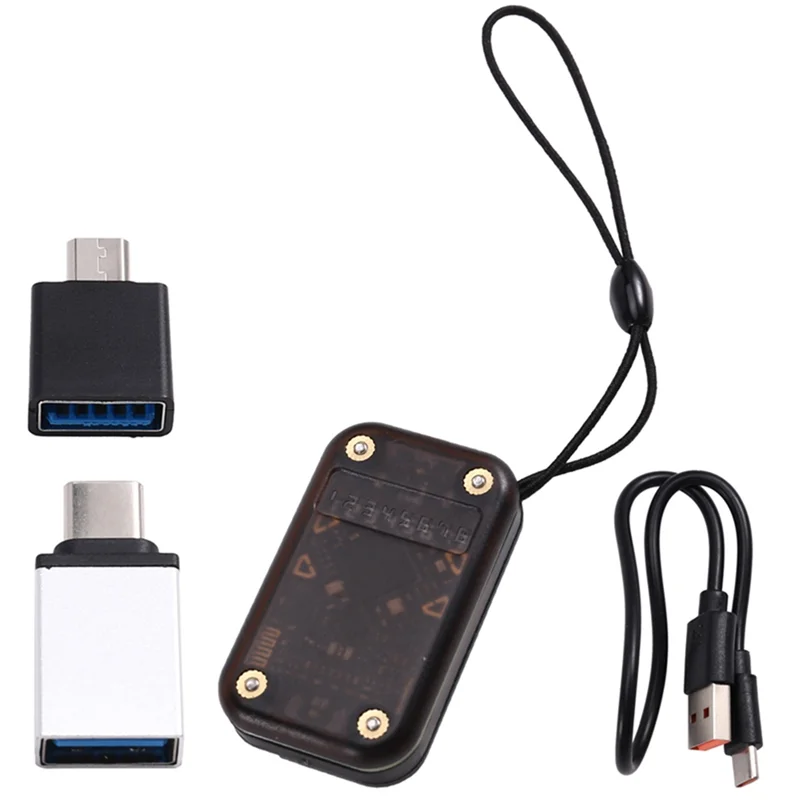 ABSQ-Chameleon V2.0 RFID Smart Chip Reader Emulator NFC Duplicator+ 4XUID Keychain/CUID Card 125K 13.56M Decoding Functionality