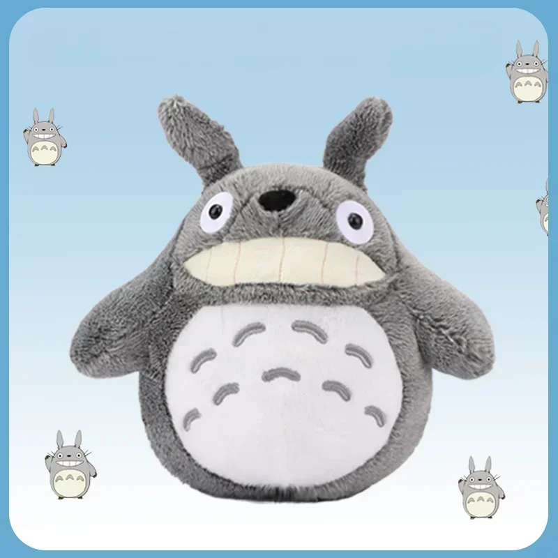 Cute Soft Cartoon Animal Character Bare Teeth Cat Plush Toy Animated Around A Fun  Child Sleeping Companion My Neighbor