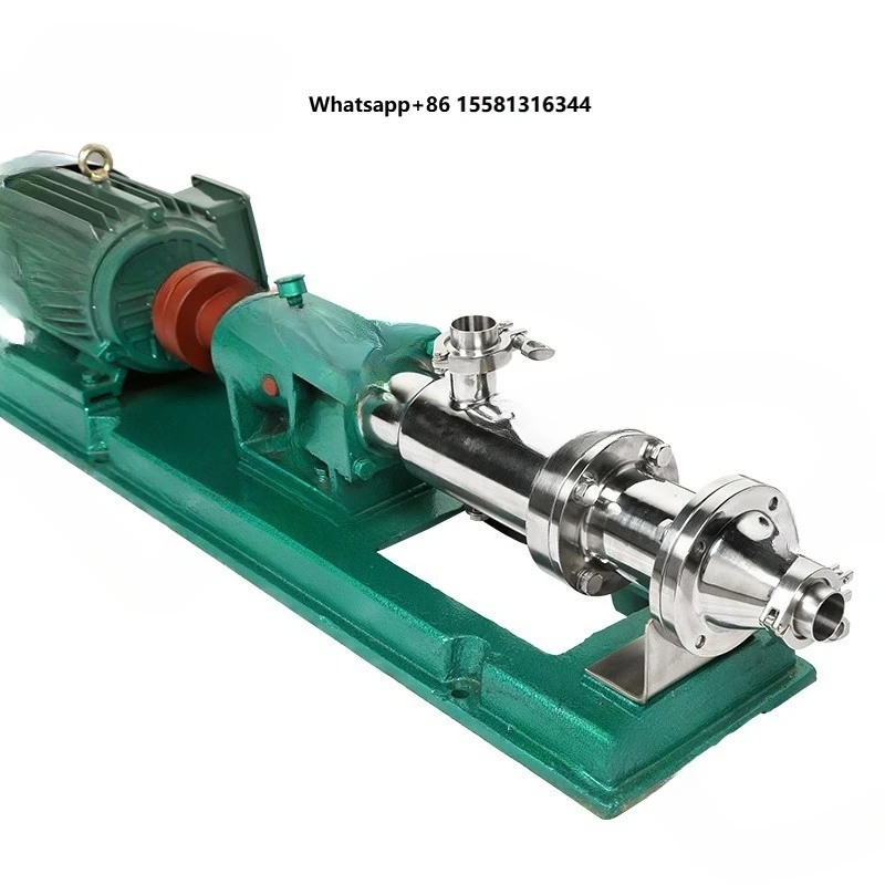 G Series Stainless Steel Progressing Cavity Pump Positive Displacement Pump Mono Screw Slurry Pump