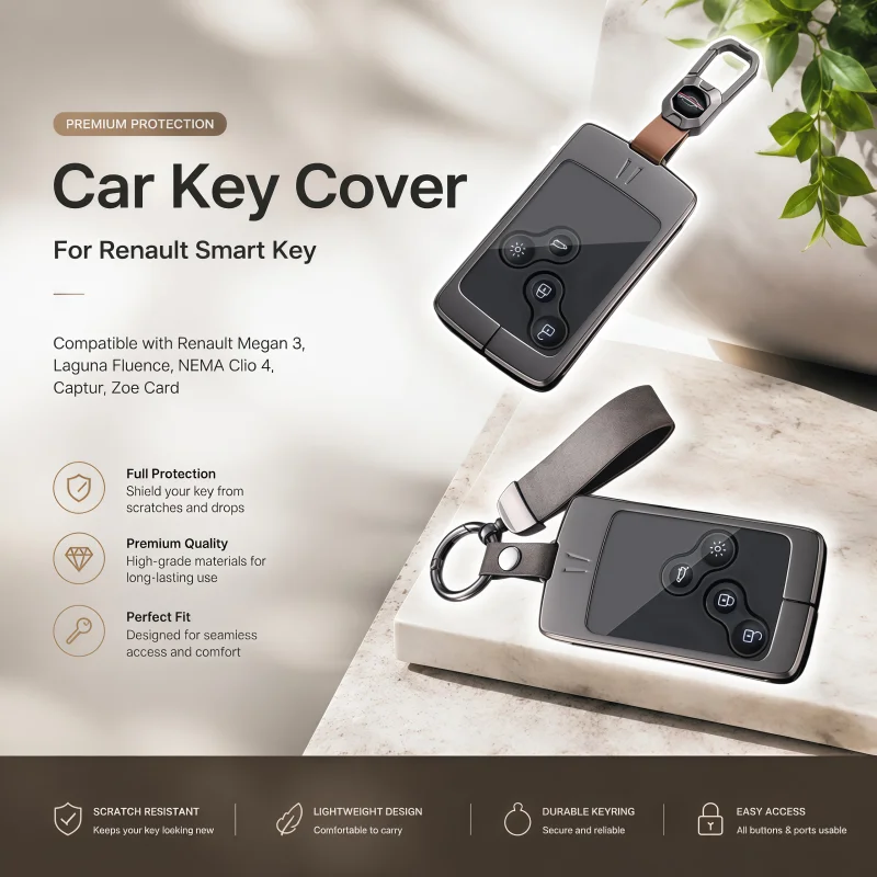 

Car Key Fob Cover Keychain for Renault Megane 2 3 Clio Scenic Duster Kaptur Captur Logan Laguna Zoe Koleos Danilo Nema Fluence