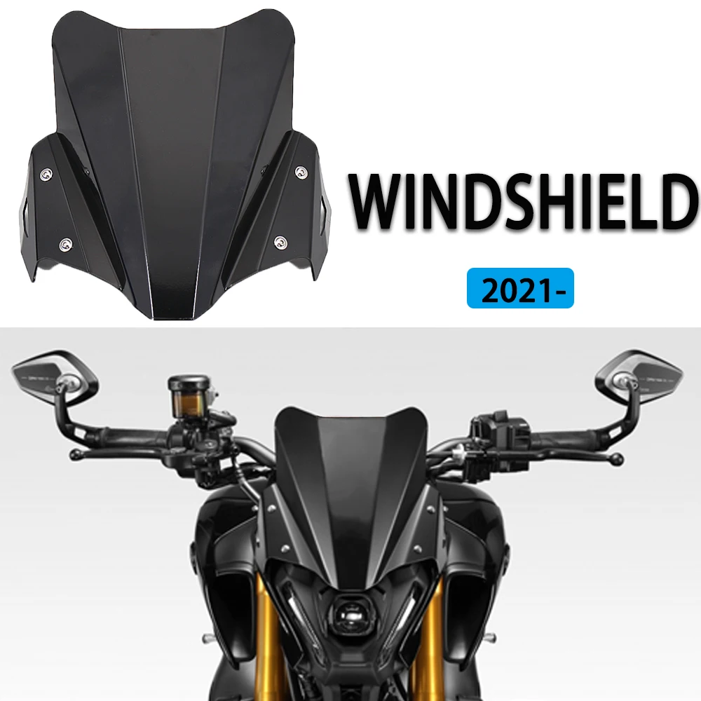 

Motorcycle Accessories Windshield Windscreens Wind Deflectors Fit For Yamaha MT 09 MT-09 MT09 mt09 SP 2021 2022